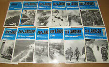 12 Der Landser, Romanhefte Kriegserlebnisse, ältere Grossbände lesespurig po478