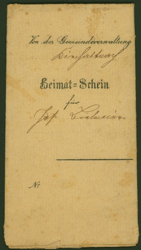 Heimatschein königreich - heimatschein,