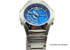 CASIO VINTAGE WATCH EDIFICE EFA-113D-2A, QW.3358 ACERO WR.100m. AÑO 2005.