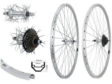 28 Zoll Laufradsatz SET silber