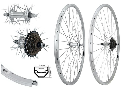 Zoll laufradsatz set silber - 28,