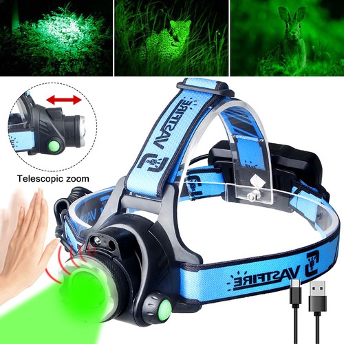 Usb grün led kopflampe - usb,