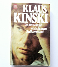 Ich bin so wild nach deinem Erdbeermund Kinski - Buch 1984 - akzeptabler Zustand