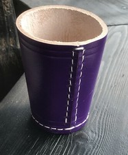 Würfelbecher leder kolor - leder-,