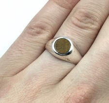 925 Silber Ring Tigerauge