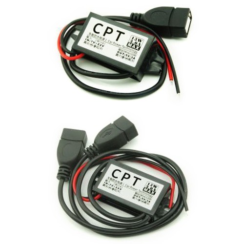 12v single double usb - 5v, single/double