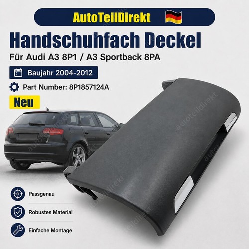 Schwarz handschuhfach deckel - schwarz,