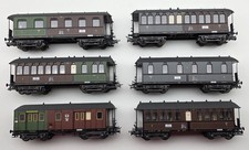 Liliput H0 6tlg. Personenwagen Set"Langenschwalbacher" d.DRG bespielt o.OVP 