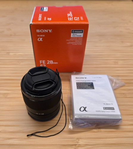 Sony 28mm 0 - f2.0, (sel28f20)