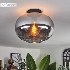 Flur Leuchte Decken Lampe Rauchglas moderne Schlaf Wohn Zimmer Raum Beleuchtung