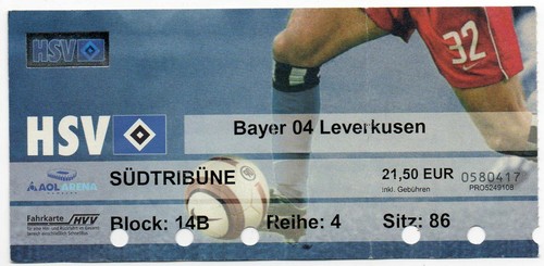 Ticket hamburger bayer - ticket,
