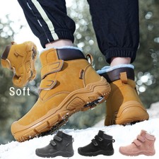 Kinder Stiefeletten Jungen Winter Warm Fell gefüttert Schneestiefel Schuhe Größe