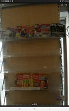 Regalböden für Tego REGAL Plexiglas 1 m Zeitung Zeitschriften Bücher Liege Ware