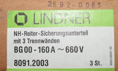 Lindner sicherungsunterteil - -,