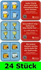 Stück bierdeckel 8x3er - stück, (8x3er