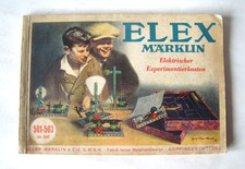 Märklin  Elex Anleitung Nr. 597 für elektr. Experimentierkasten 501-503