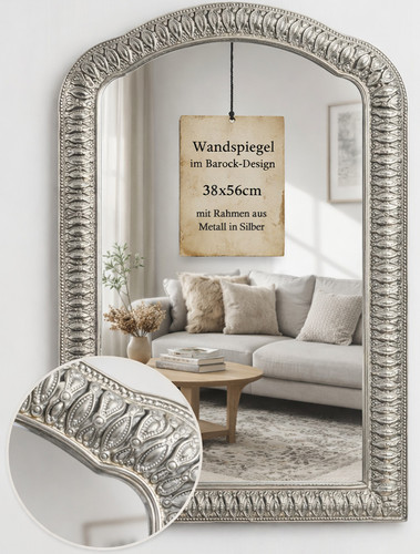 Wandspiegel barock silber - barock,