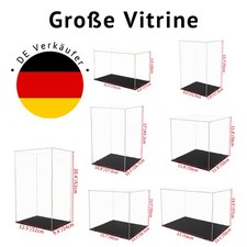 Groß Vitrine Acryl Schaukasten Figure Sammlung Puppen Hoch Breit Trophäe Modell