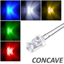 concave Leds 3 & 5mm Led 180° konkave rundstrahlend Modellbau Leuchtdiode klein