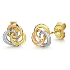 Ohrringe Knoten Gold 333