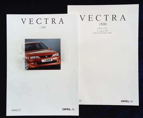 Opel vectra i500 - opel, prospekt