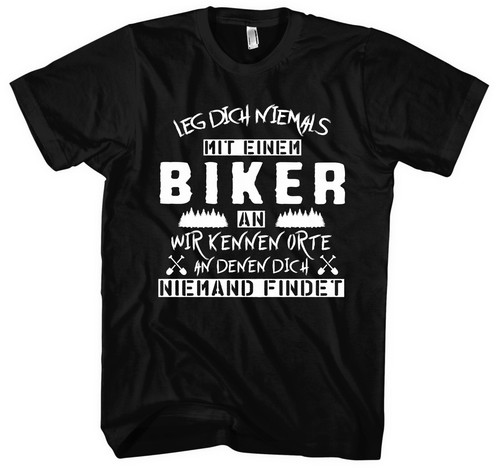 Leg dich niemals biker - dich,