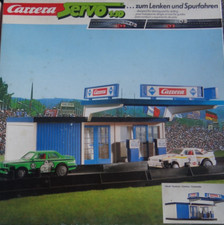 Carrera Servo 140 Tankstelle 77605 Modell Gebäude Zubehör Bahn Rennbahn NEU #2