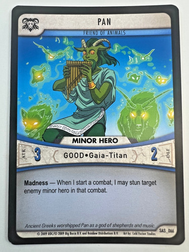 Huntik pan common - pan, "common"