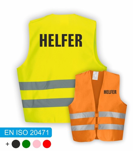 Helfer warnweste signalweste - helfer,
