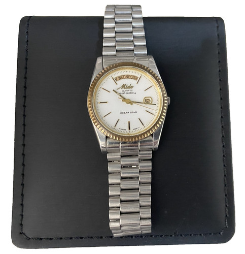 Vintage mido ocean star quartz - vintage,