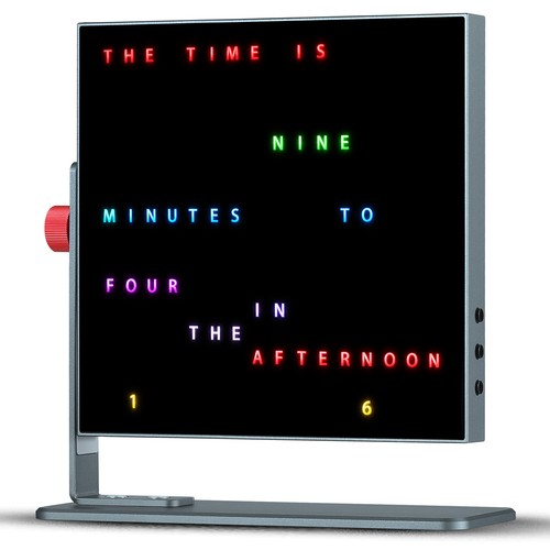 Led wortuhr digitaluhr design - wortuhr,