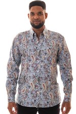 Relco Herren Paisley Langarm