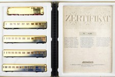 Arnold 0173 Henschel-Wegmann-Zug mit Tenderlok BR 61, vergoldet, OVP, (CK013)
