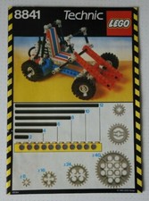 Lego Technic # 8841 Bauanleitung für Wüstenbuggy/Trecker
