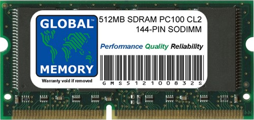 512mb pc100 100mhz - 512mb, 144-pin