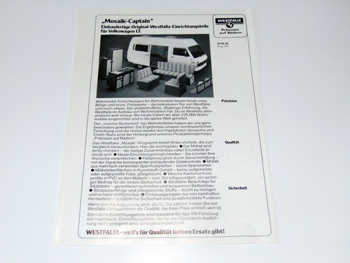 Westfalia wohnmobil - vw, lt