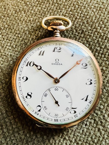 Antike omega taschenuhr silber - antike,