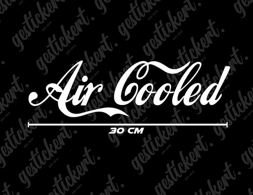 Aircooled aufkleber - 30,