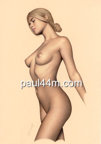 Nude art woman - nude, aktzeichnung