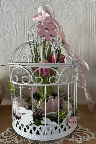 Ostern deko vogelkäfig - ostern,