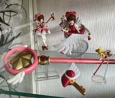 Card Captor Sakura Figuren Set Anime Zeitschlüssel Sealing Wand Furyu Siegelstab