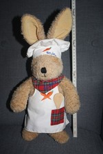 Felix Hase Die Spiegelburg Plüschtier Stofftier ca. 45 cm Kochmütze Schürze TOP!