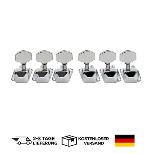 Gitarre tuners chrome - 3+3,