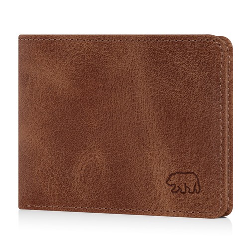 Brown bear mini geldbörse - bear,