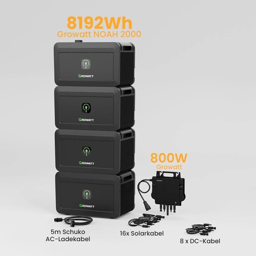 Growatt noah 2000 2kwh 8kwh - noah, 2kwh-8kwh