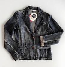 Blue monkey damen jeans jacke - blue,