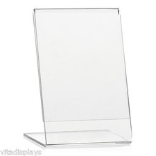 DIN A7 Werbeaufsteller / L-Ständer / Infoständer aus hochwertigem PLEXIGLAS®