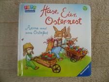 Buch Kinderbuch Bilderbuch Pappbuch Reime rund um Ostern "Hase, Eier, Osternest"