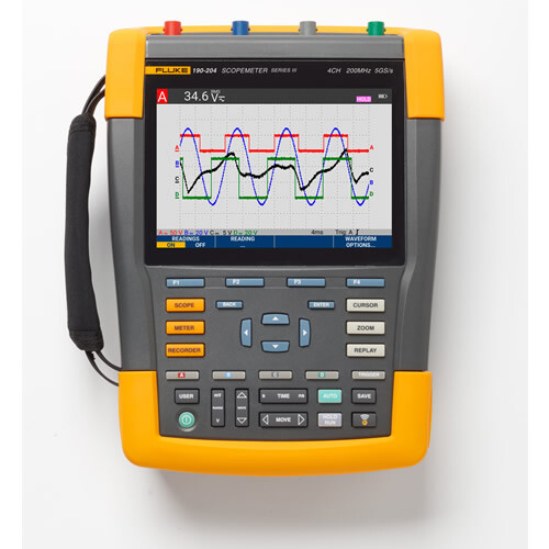 Fluke 190 204 iii 200 - fluke, mhz