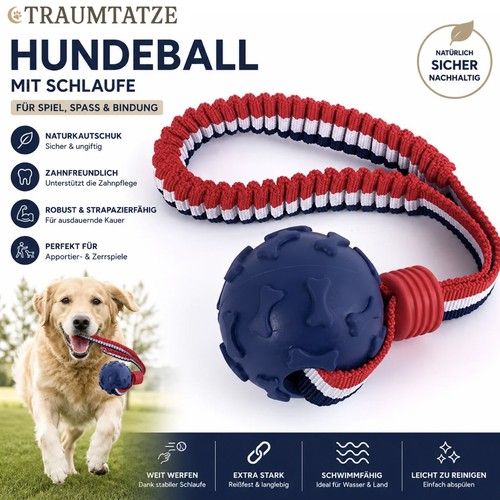 Hunde spielball naturgummi - spielball,
